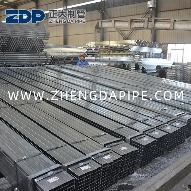 20X20 200X200 Tubo retangular pré galvanzied