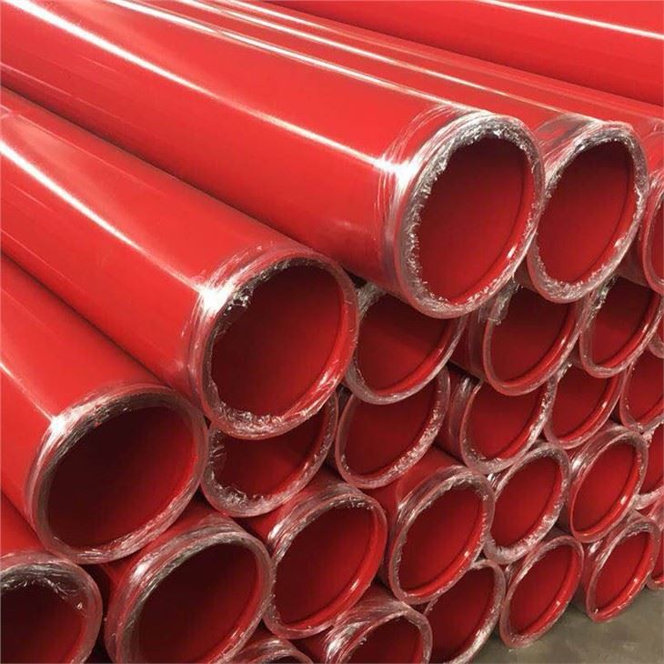 Tubo de aço ASTM A795 usado para proteção contra incêndio