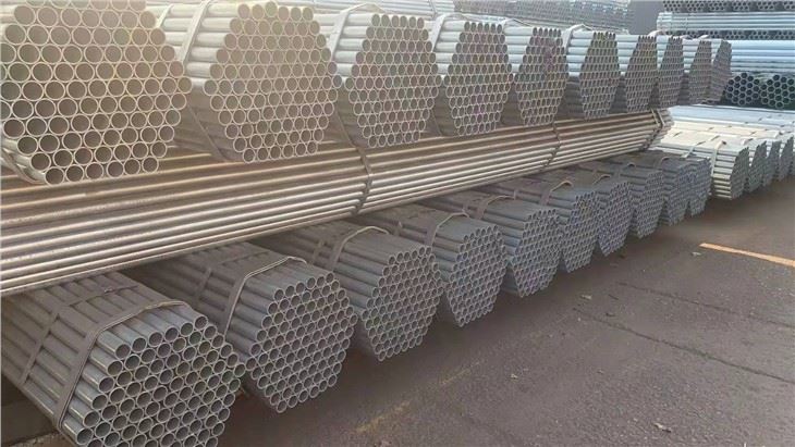 1 5tubos de aço galvanizado por imersão a quente de polegada para andaimes