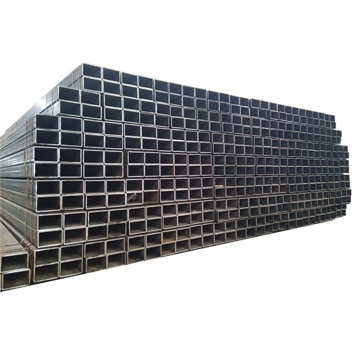 Seção oca de aço carbono preto ASTM A 500