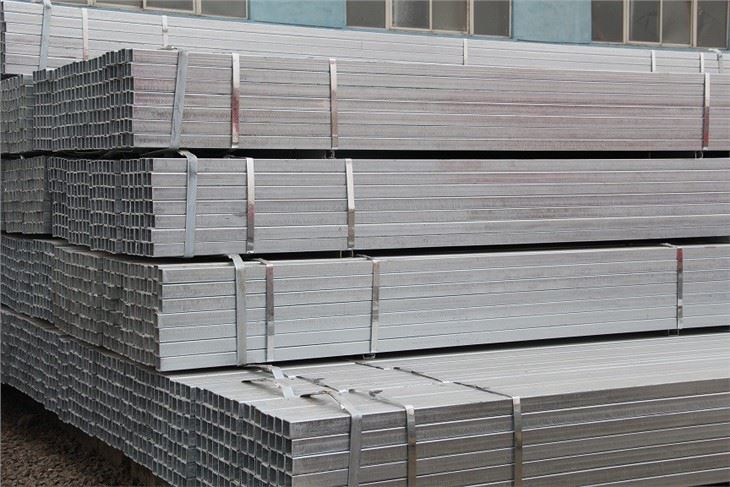 Tubo de aço de ferro quadrado e retangular galvanizado de fábrica da china