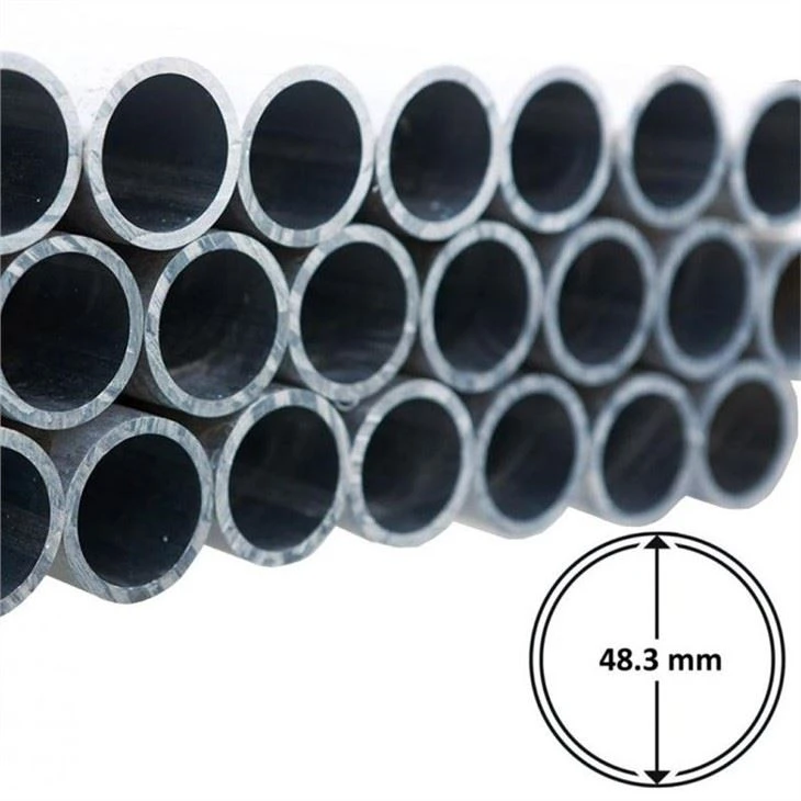 Tubo de andaime galvanizado EN39 S235JR