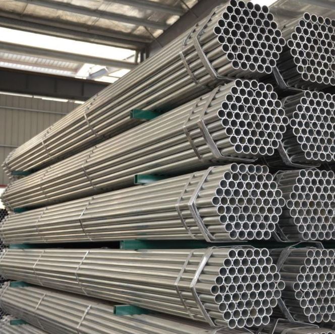 Tubo de chapa metálica redonda galvanizada