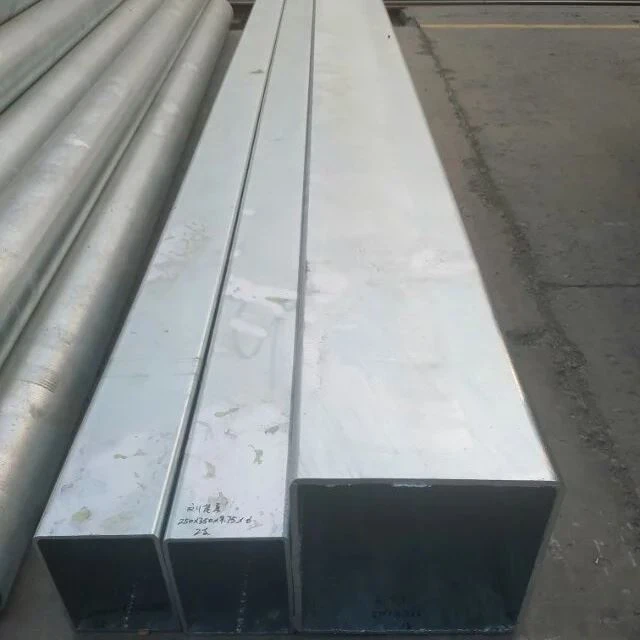 Seção oca quadrada galvanizada a quente