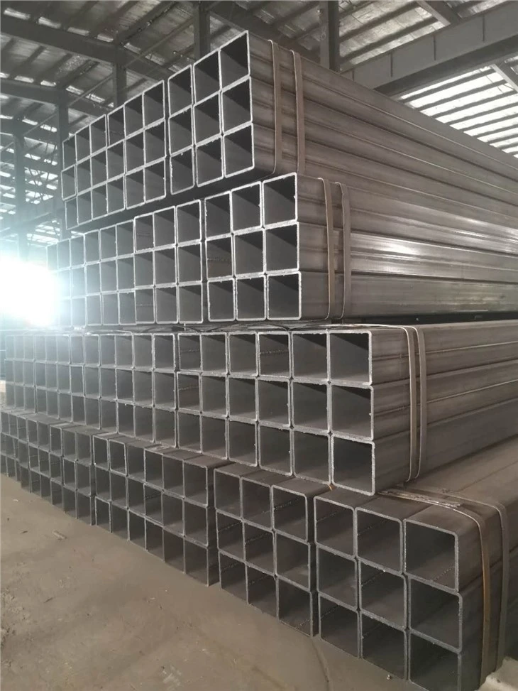 Preço baixo venda imperdível Q235A Q235B Q345B Tubo de tubo de aço oco quadrado galvanizado