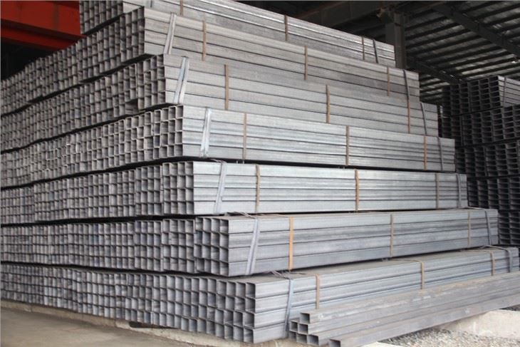 Tubo de aço galvanizado retangular oco Gi Ms