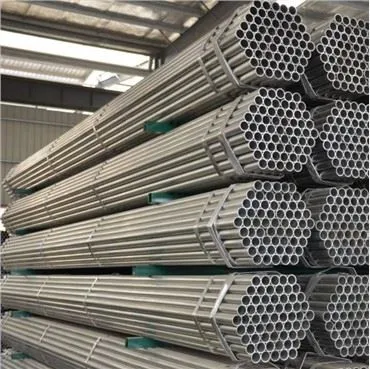 Tubo de chapa metálica redonda galvanizada