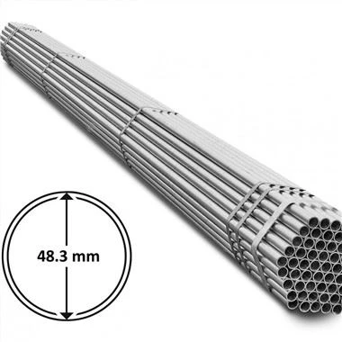 Tubo de andaime galvanizado